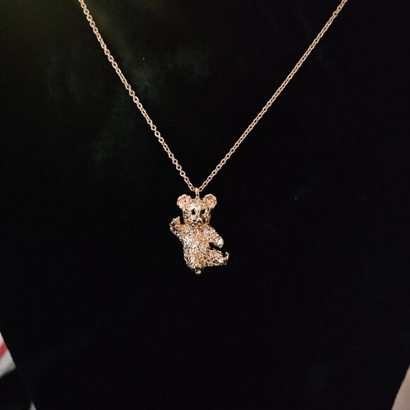 Vintage CINER Bear Necklace - Picture 3 of 6